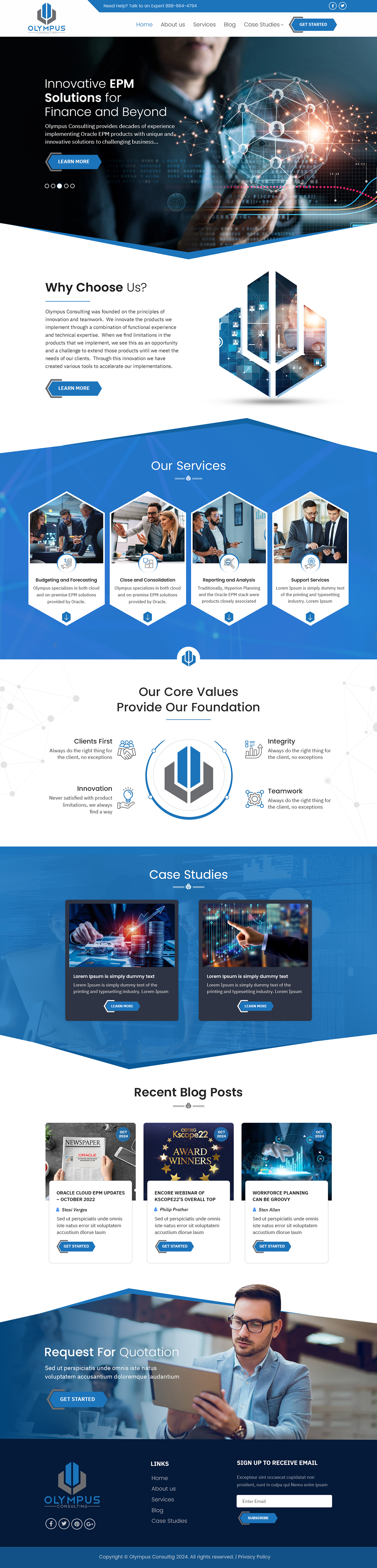 Wordpress Design by Shijo John for this project | Design #33632038