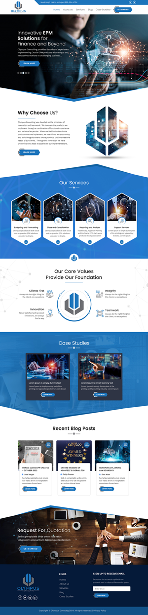 WordPress-Design von Shijo John für dieses Projekt | Design: #33651644