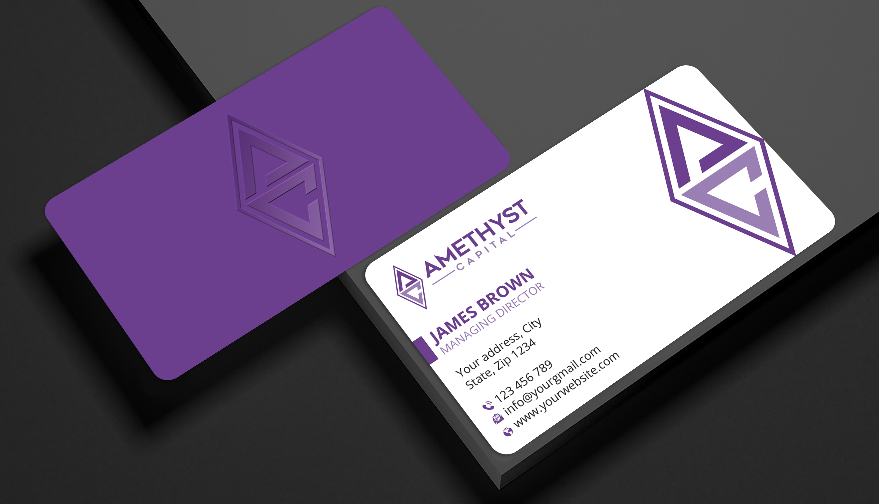 Diseño de Papelería por Expert Bappy para Amethyst Capital | Diseño #33578722