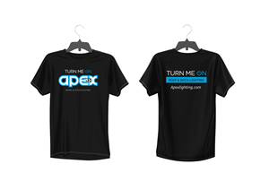 T-shirt Design by GMWIRE for Apex Lighting | Design: #33608591