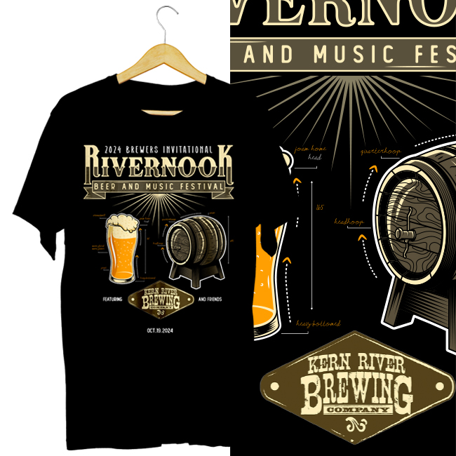 T-Shirt-Design von HELLOCRUNK für KRV Custom | Design #33682446