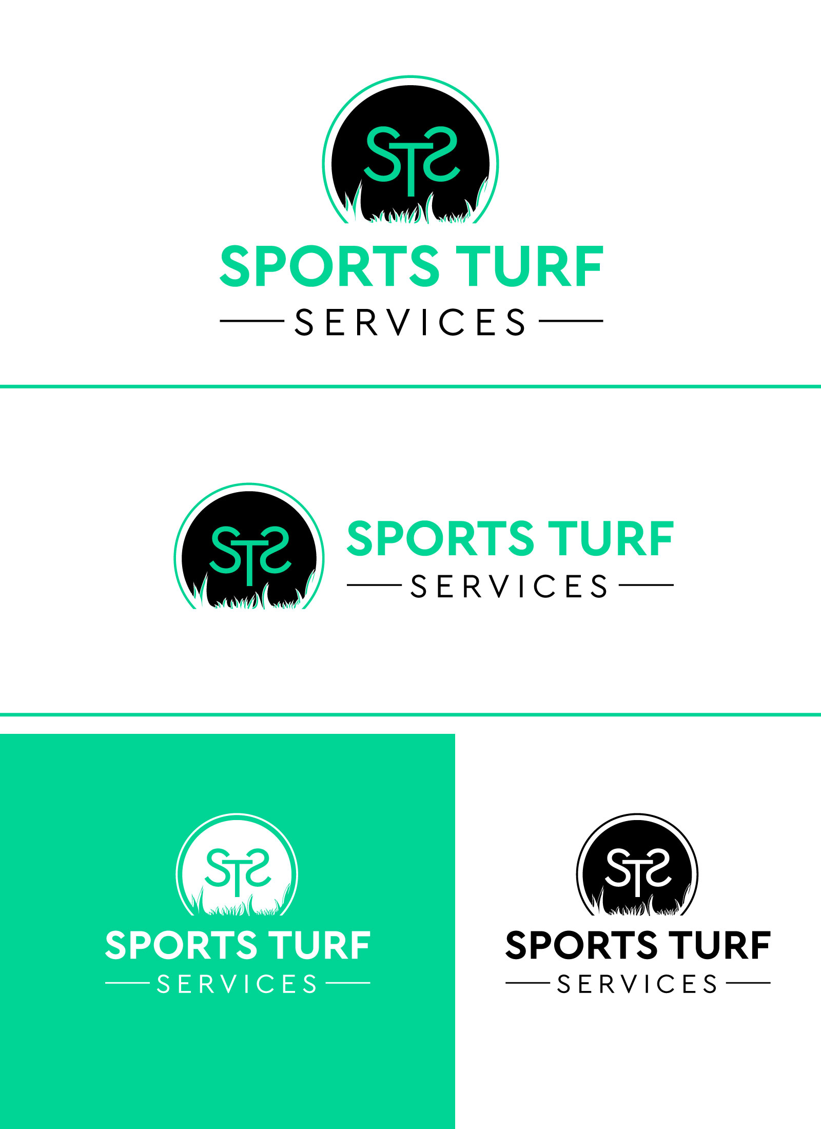 Logo-Design von F a r i s a für Sports Turf Services | Design #33577471