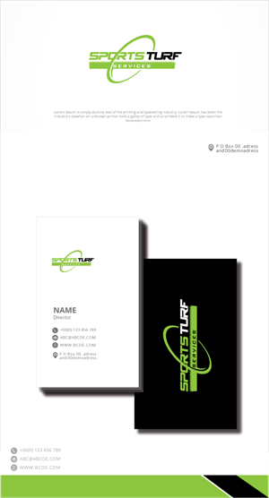 Logo Design by zebronicgraphic for Sports Turf Services | Design: #33578154