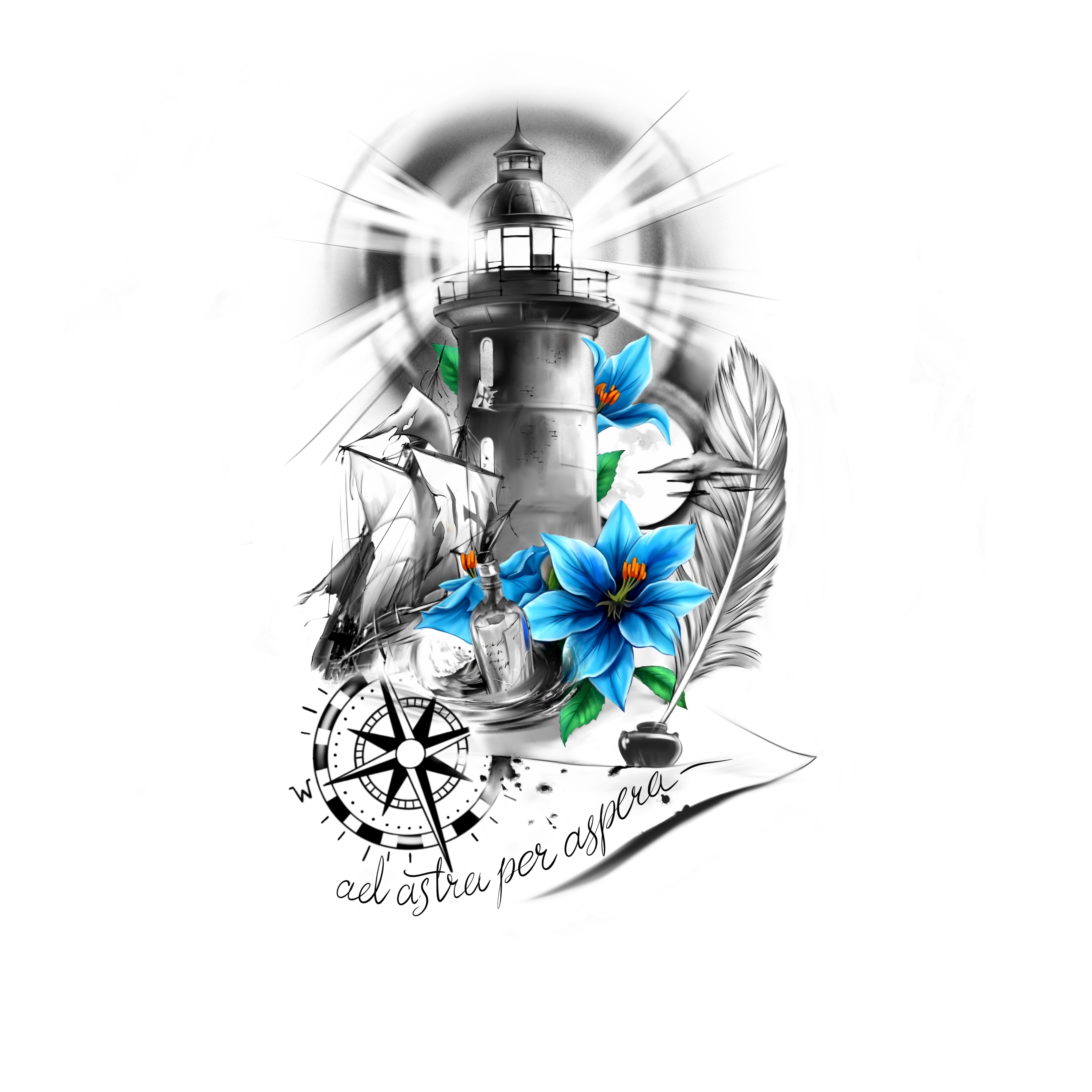 Tattoo Design by Yevhen (Ukrdesign) for this project | Design #33589901