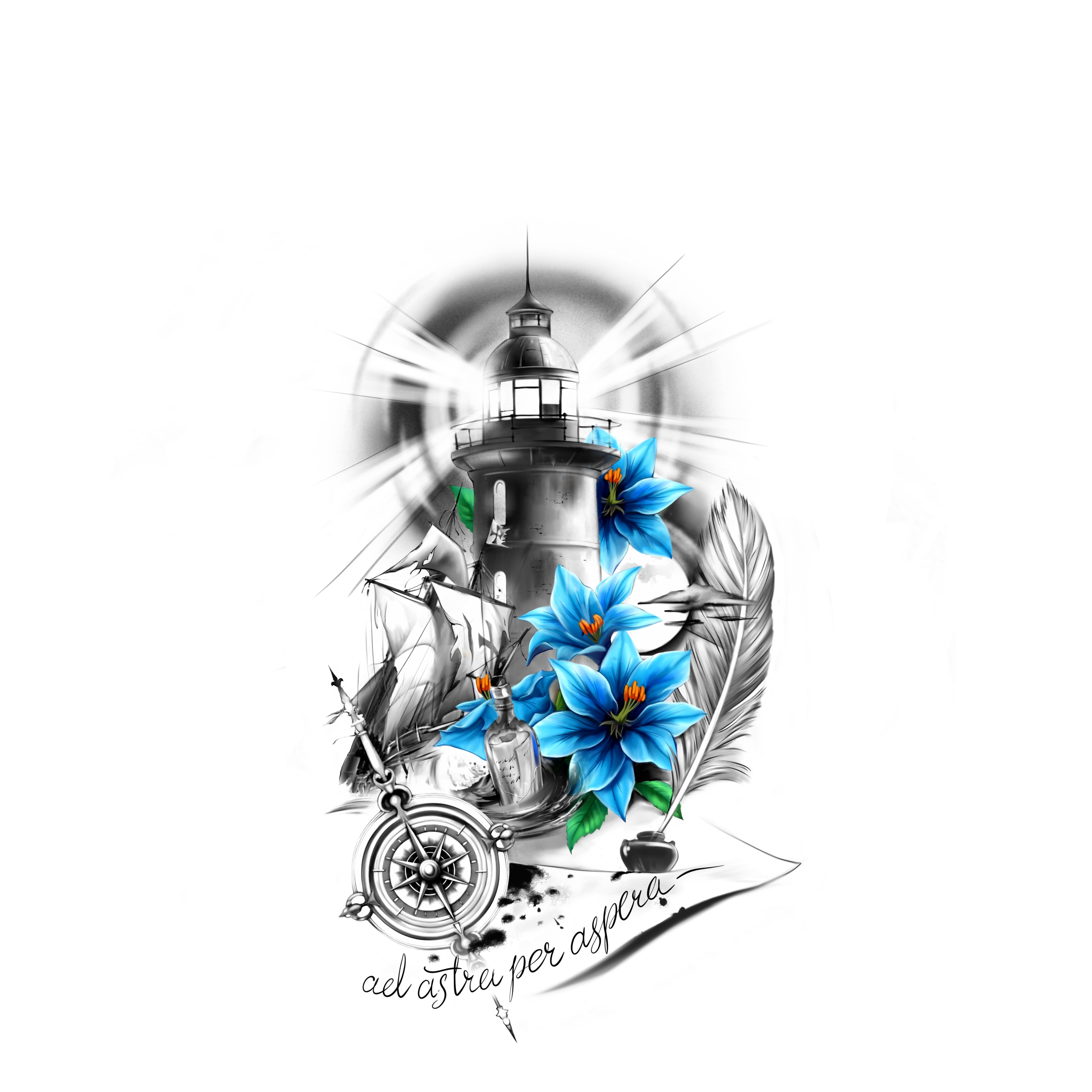 Tattoo Design by Yevhen (Ukrdesign) for this project | Design #33591265