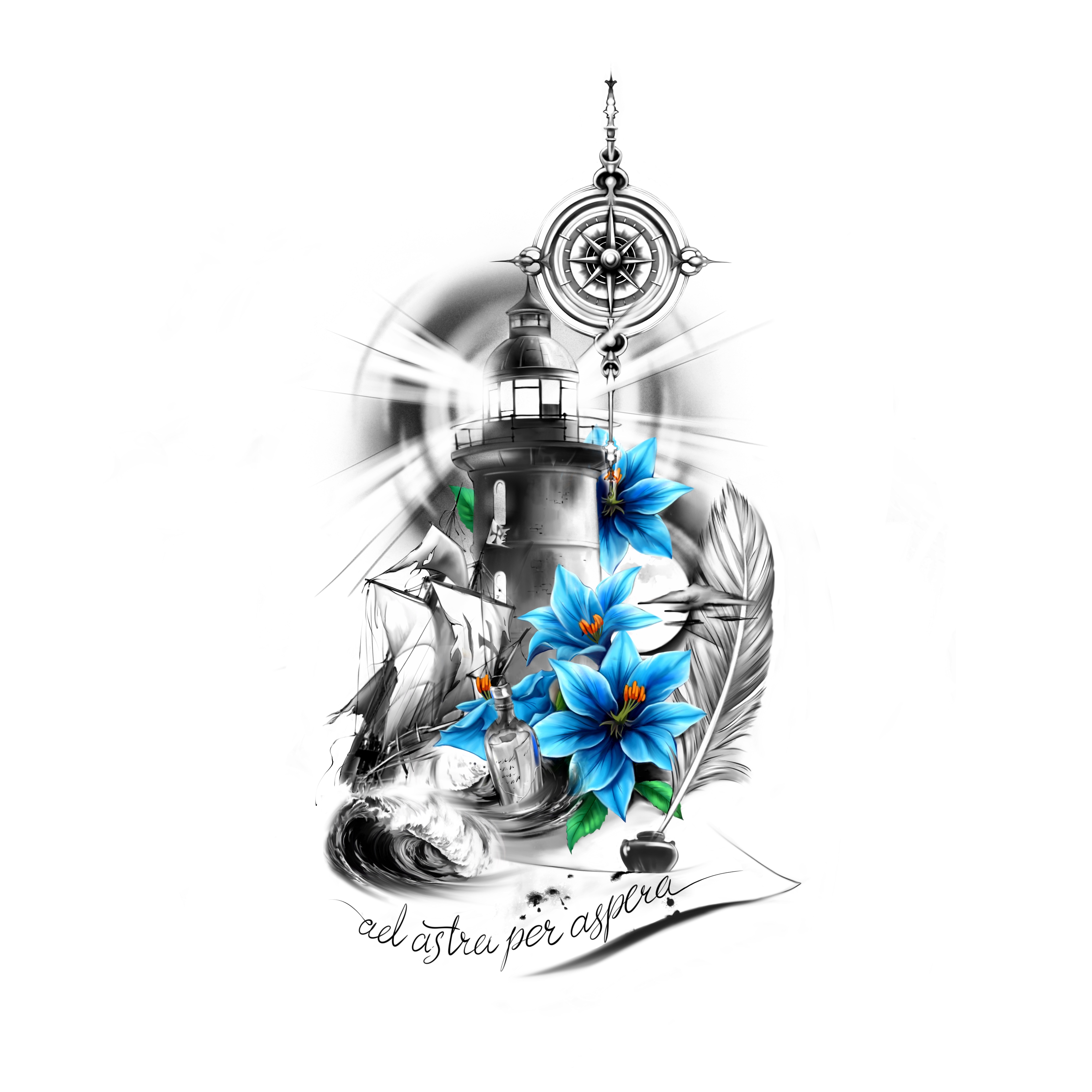 Tattoo Design by Yevhen (Ukrdesign) for this project | Design #33591268