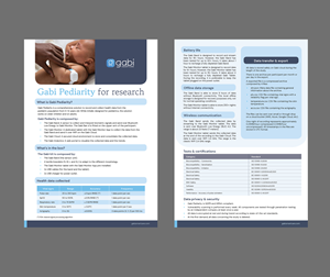 Flyer Design by mscreations.lk for Gabi SmartCare | Design: #33580433