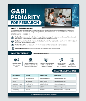 Flyer Design by SAI DESIGNS for Gabi SmartCare | Design: #33584349