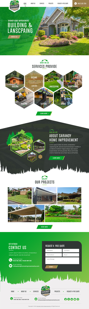 Web Design by Blue Sparrow for this project | Design: #33592661