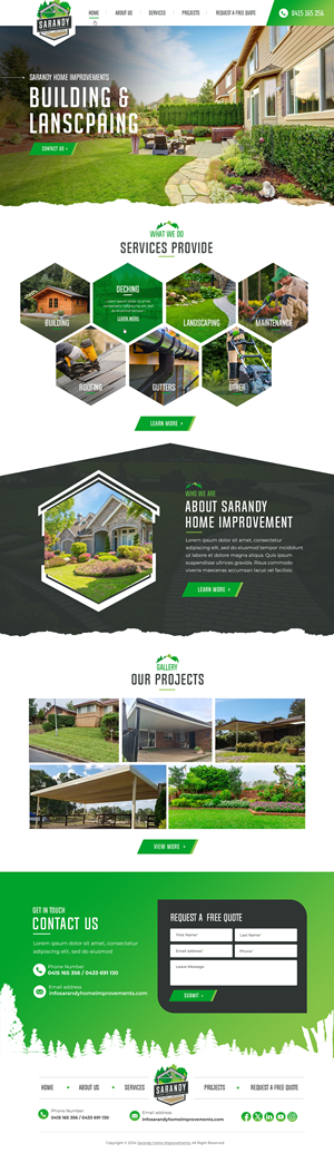 Web Design by Blue Sparrow for this project | Design: #33592662