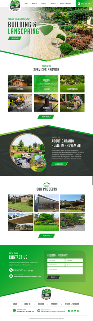 Web Design by Blue Sparrow for this project | Design: #33592663