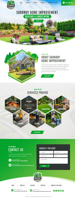 Web Design by Blue Sparrow for this project | Design: #33592665