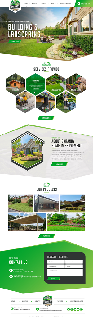 Web Design by Blue Sparrow for this project | Design: #33592691