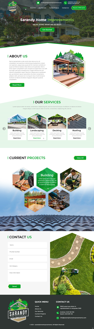 Web Design by pb for this project | Design: #33595960
