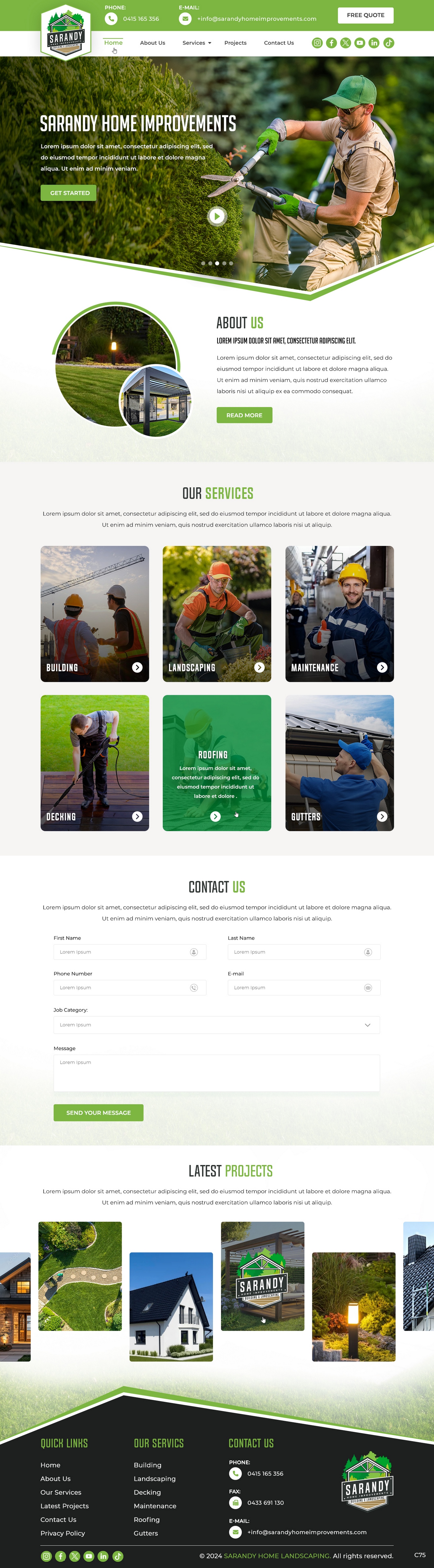 Web Design by pb for this project | Design #33595984