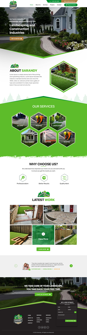 Web Design by Shijo John for this project | Design: #33598252
