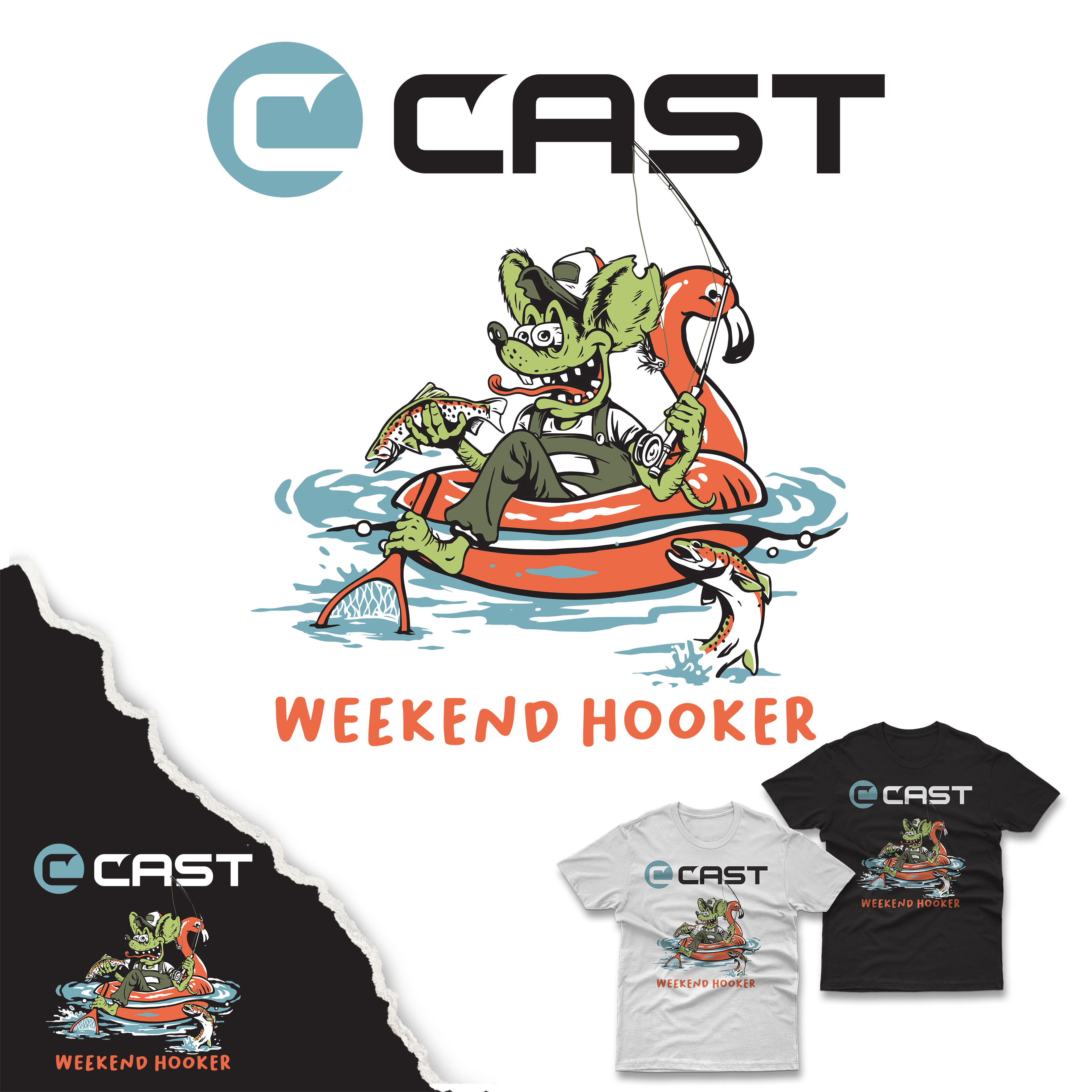 T-shirt Design by Desiok for Cast Threads | Design #33632934