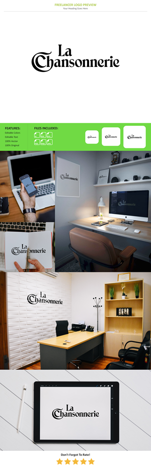 Logo Design by VectorForge for La chansonnerie | Design: #33597359