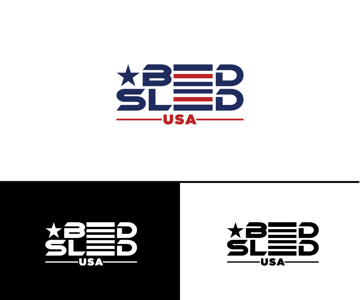 Logo Design by jonkonrad for Bed Sled USA | Design #33592102