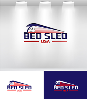 Logo Design by Mi Design1 for Bed Sled USA | Design: #33591056