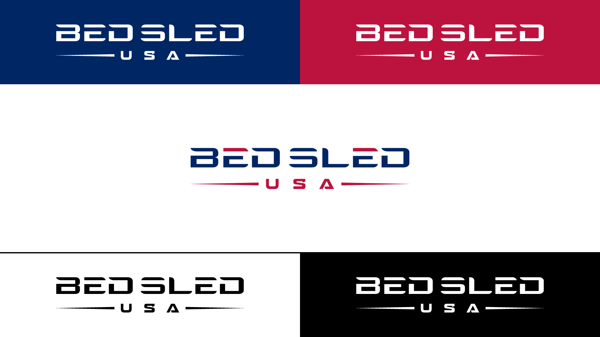 Logo Design by NEST Design for Bed Sled USA | Design #33630523