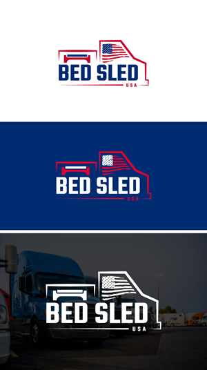 Logo Design by AyaanArt for Bed Sled USA | Design: #33596960