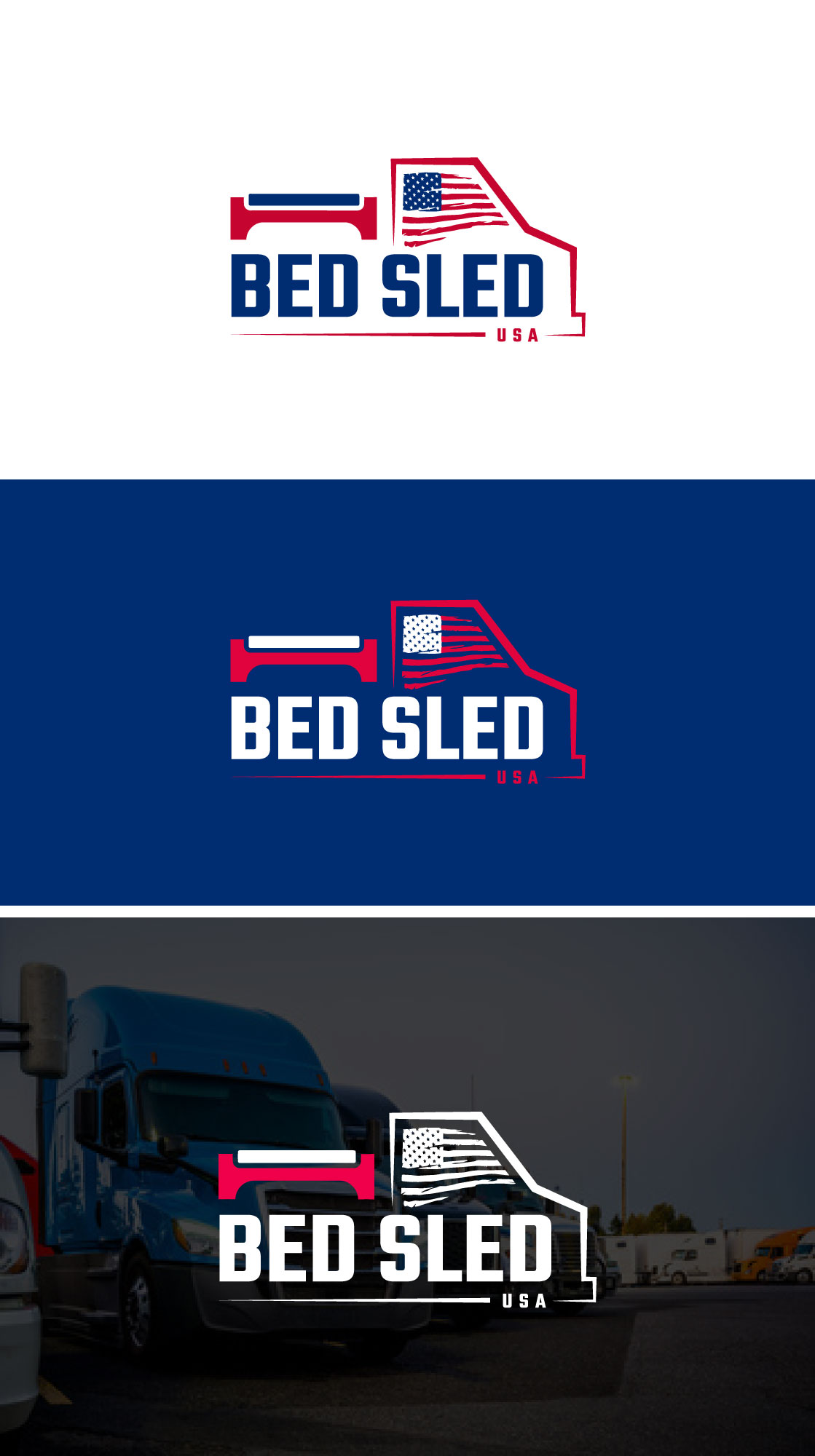 Logo Design by AyaanArt for Bed Sled USA | Design #33597003