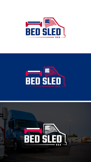 Logo Design by AyaanArt for Bed Sled USA | Design: #33597003