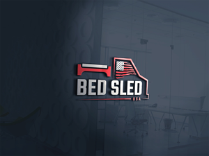 Logo-Design von AyaanArt für Bed Sled USA | Design: #33597004
