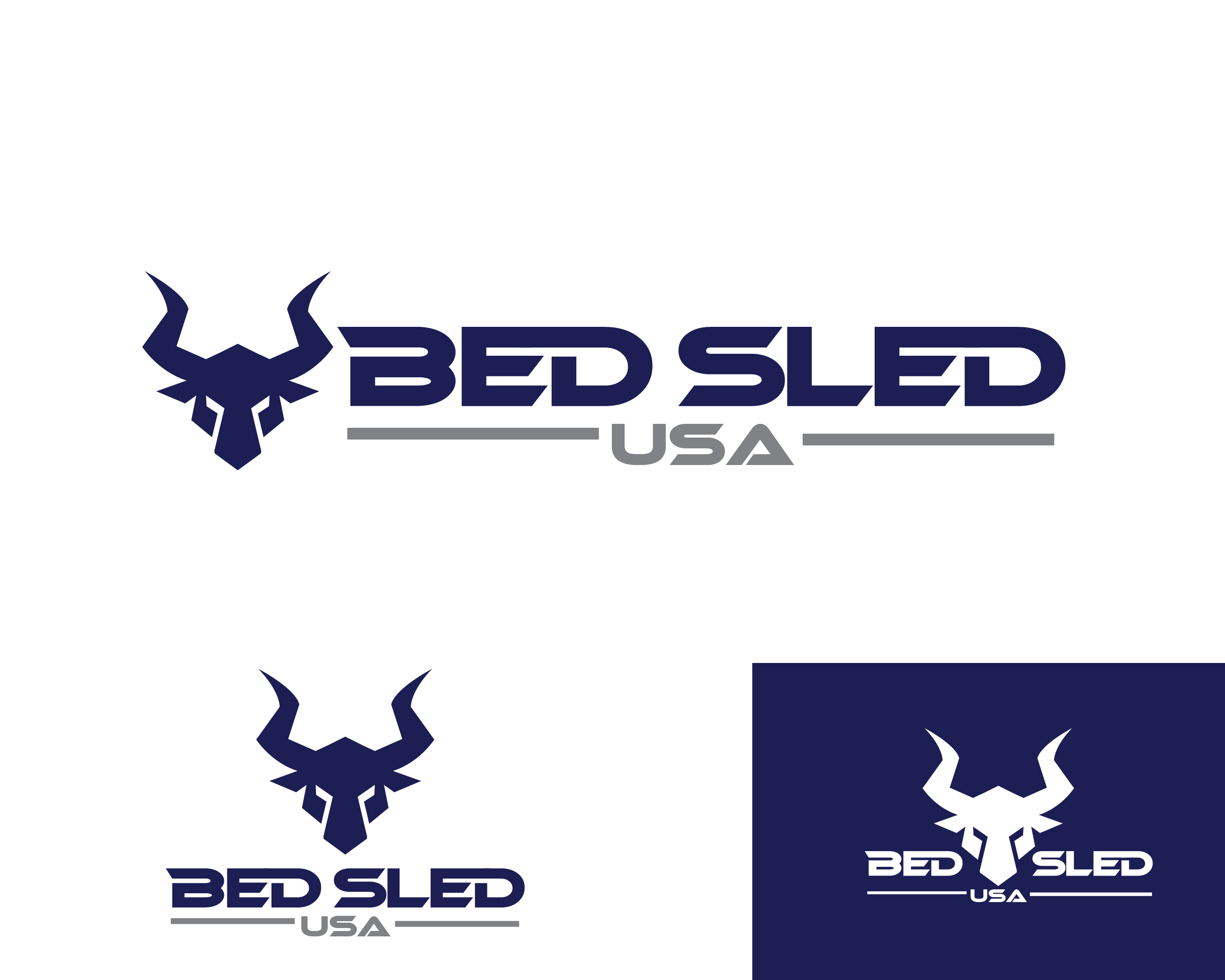 Logo Design by renderman for Bed Sled USA | Design #33591232