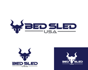 Logo Design by renderman for Bed Sled USA | Design #33591232