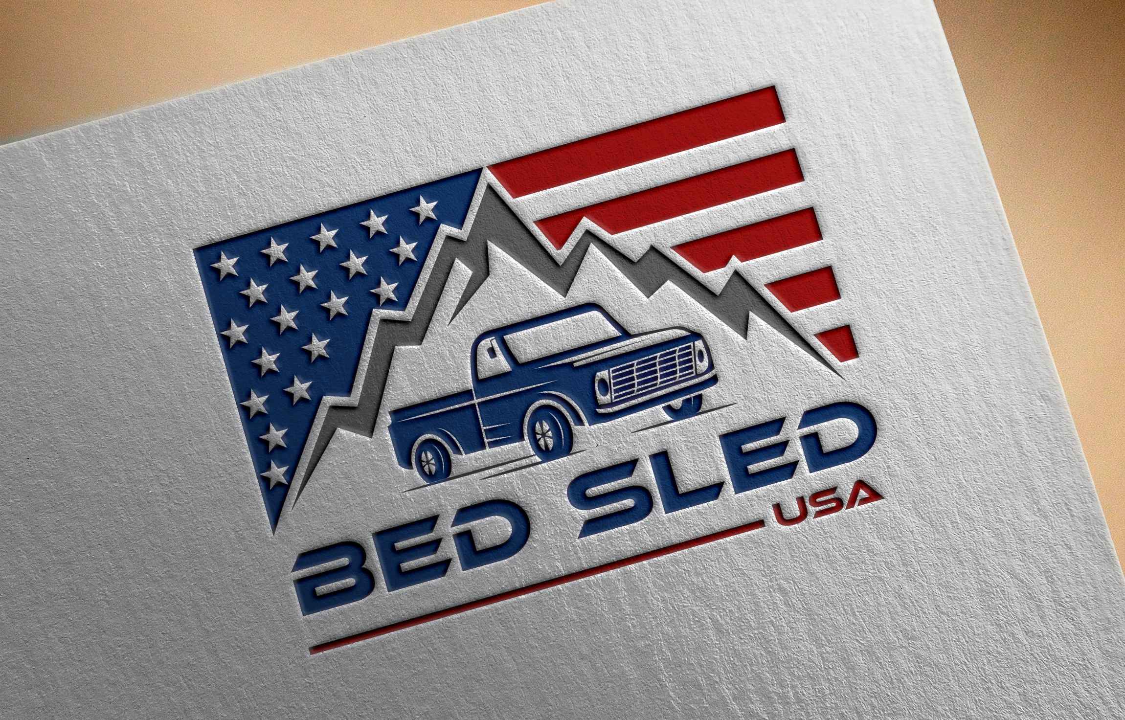 Logo Design by Graphixpointt for Bed Sled USA | Design #33595583