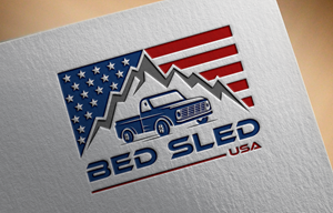 Logo Design by Graphixpointt for Bed Sled USA | Design: #33595583