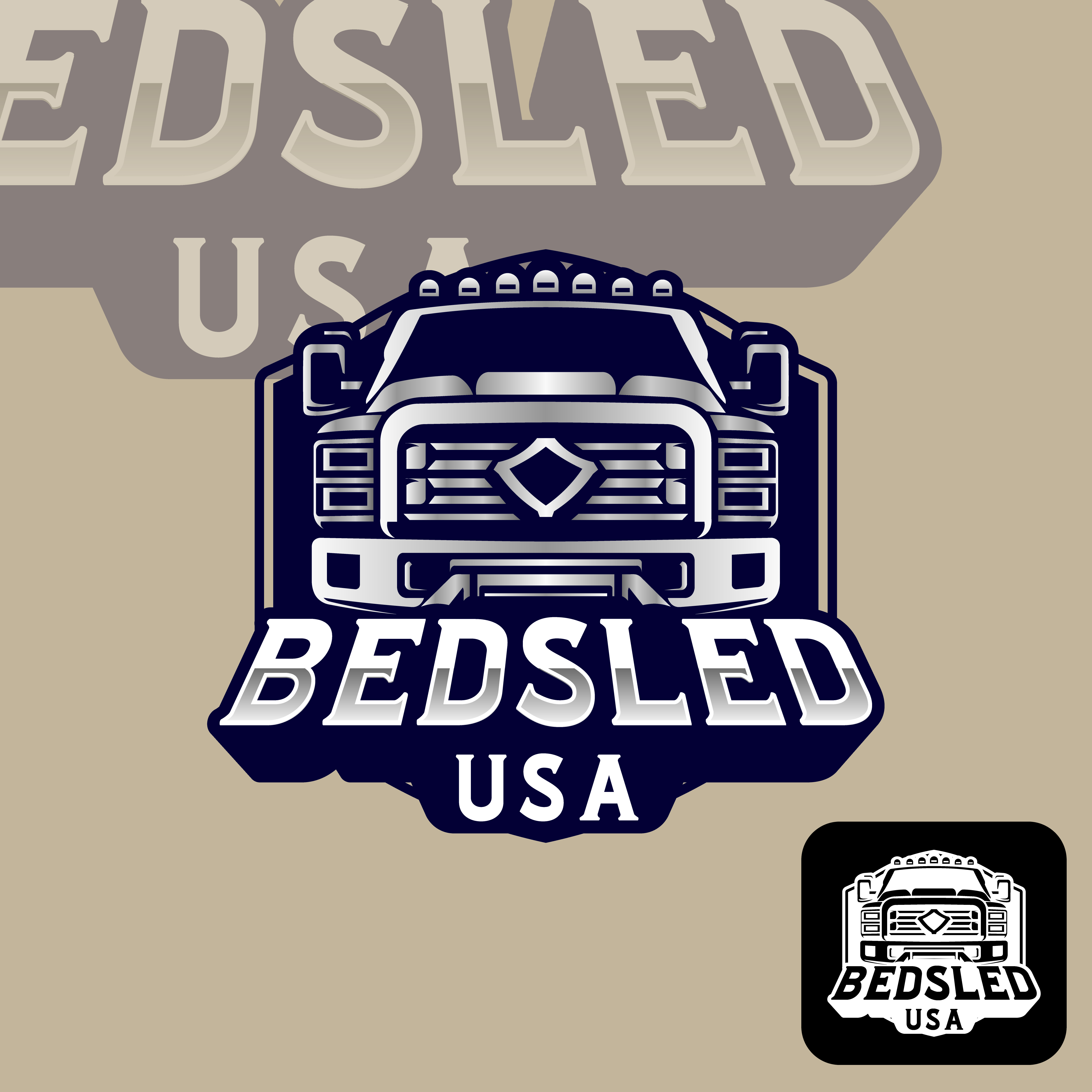Logo Design by Appy Design for Bed Sled USA | Design #33594461