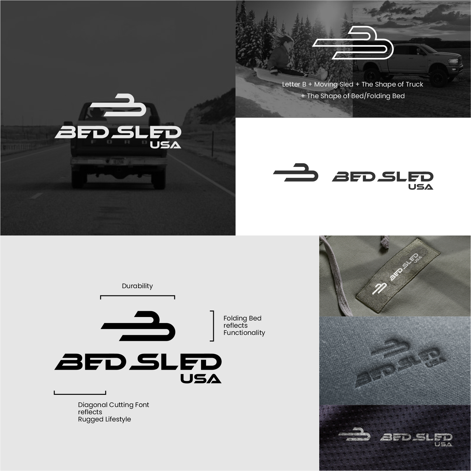 Logo Design by adi learn23 for Bed Sled USA | Design #33633696