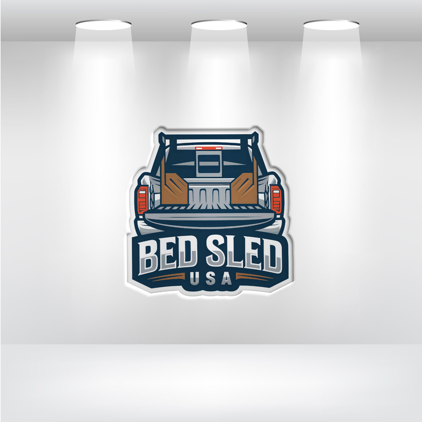 Logo Design by VectorForge for Bed Sled USA | Design #33597599