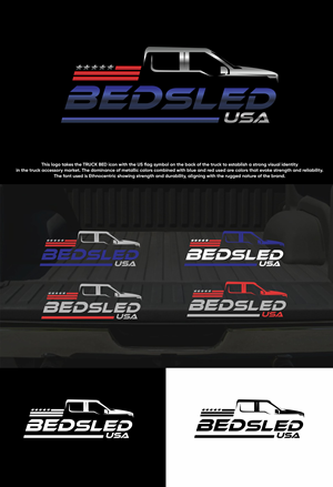 Logo Design by Laptoprusak for Bed Sled USA | Design: #33594366