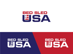Logo Design by design gallary zh for Bed Sled USA | Design: #33632821