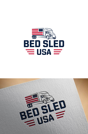 Logo Design by DesignVerse777 for Bed Sled USA | Design: #33619343