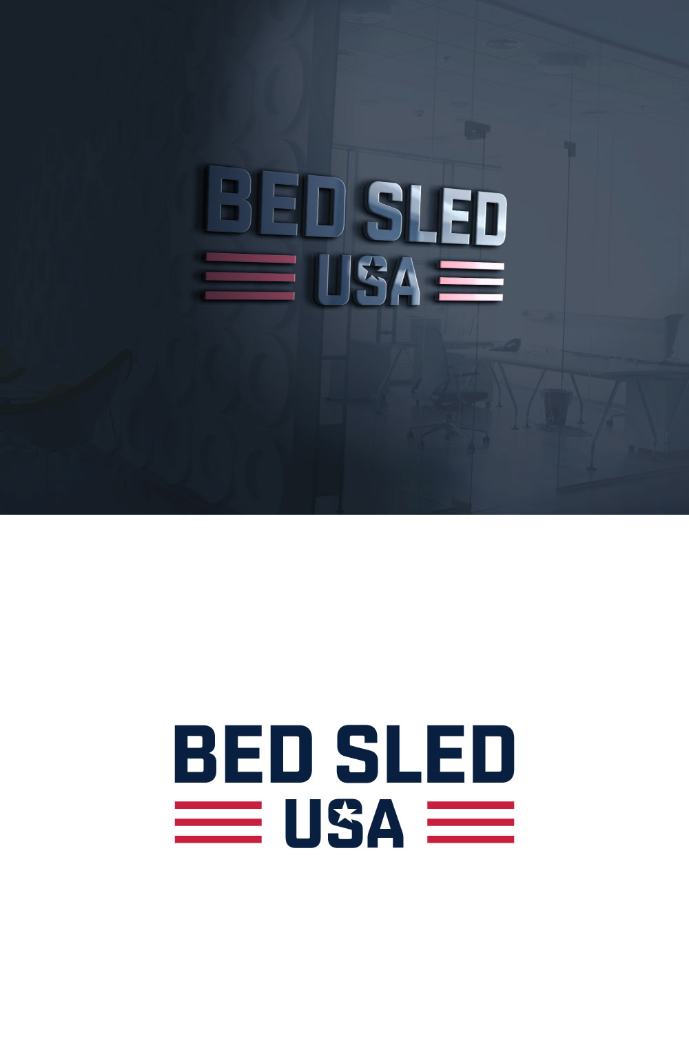 Logo Design by DesignVerse777 for Bed Sled USA | Design #33619344