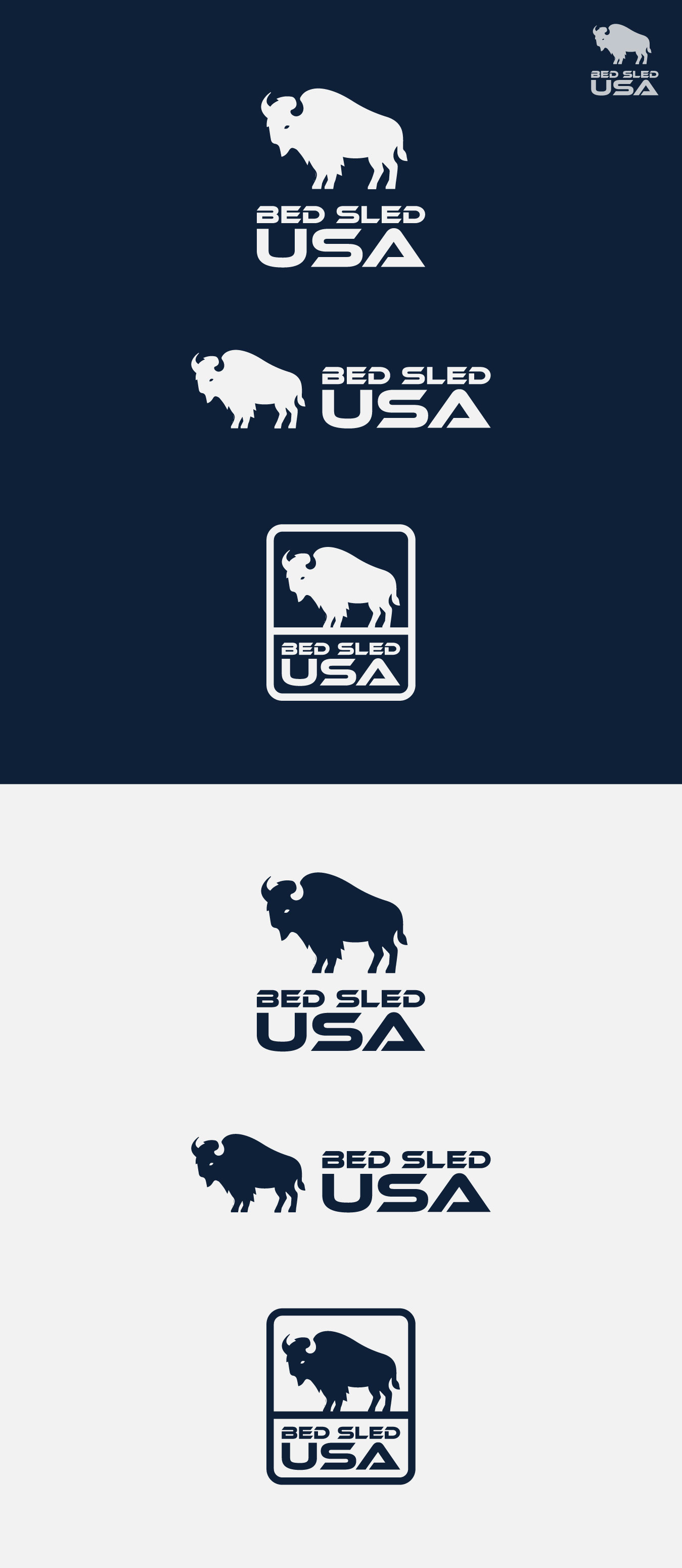 Logo Design by Nash_Shaha for Bed Sled USA | Design #33592487