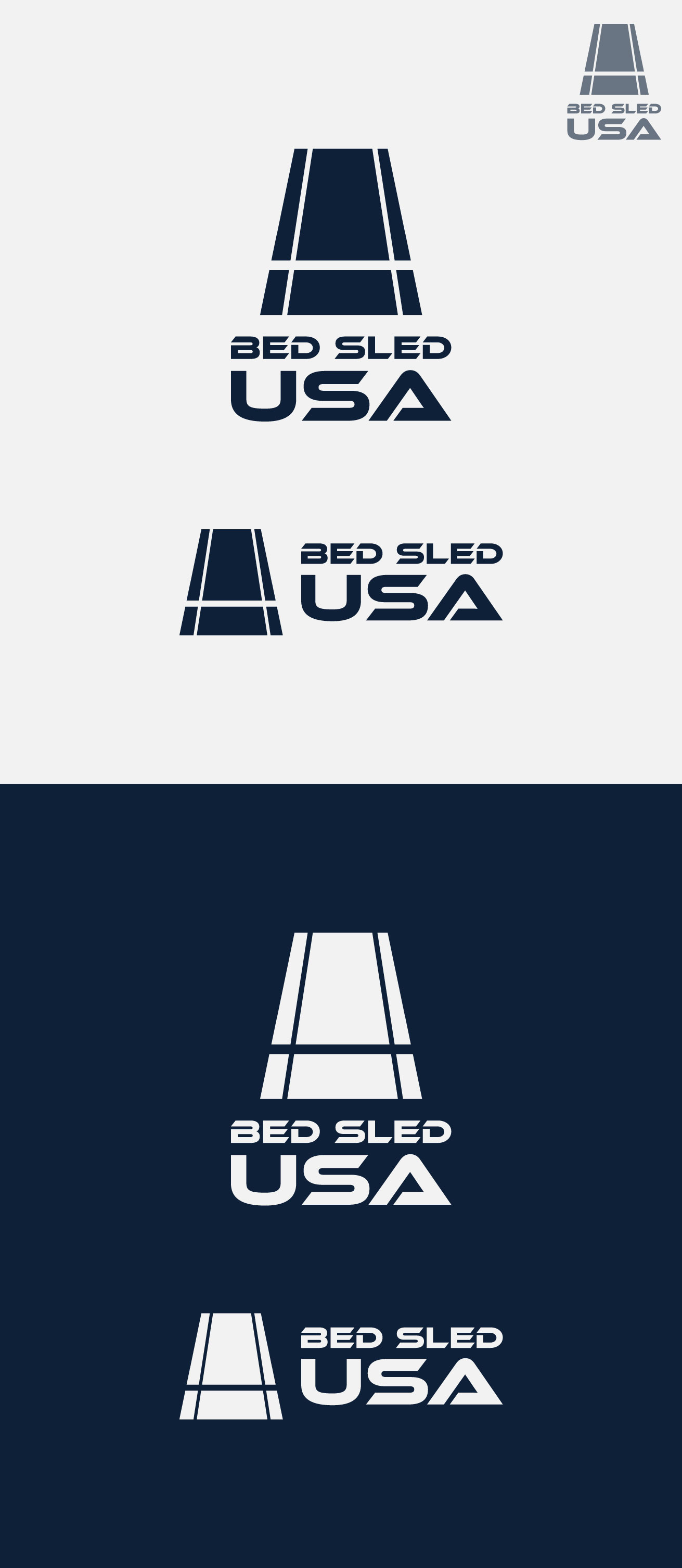 Logo Design by Nash_Shaha for Bed Sled USA | Design #33592490