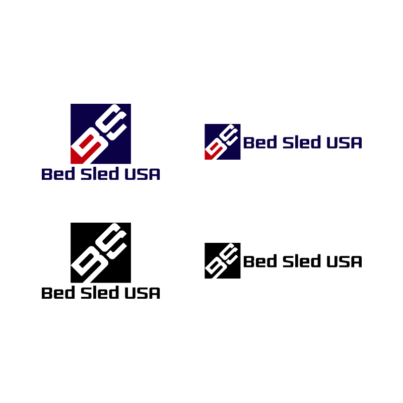 Logo Design by Coli for Bed Sled USA | Design #33605818