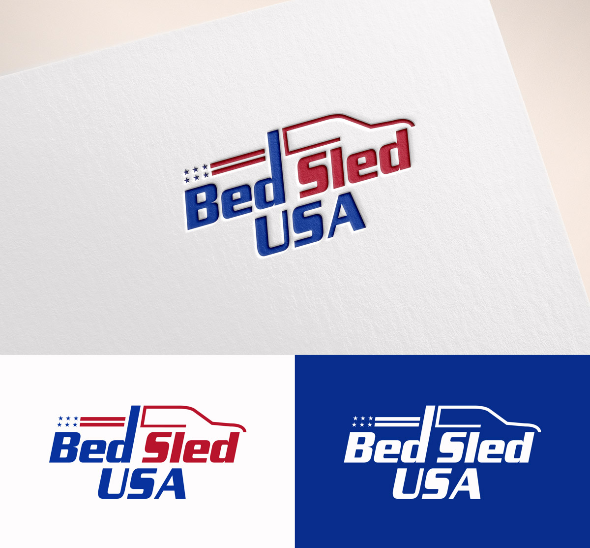 Logo Design by M Art & Design for Bed Sled USA | Design #33592742