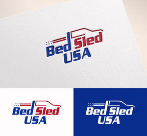 Logo Design by M Art & Design for Bed Sled USA | Design: #33592742