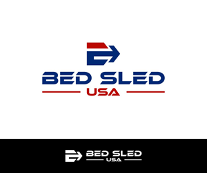 Logo Design by Nono KonsepVector for Bed Sled USA | Design: #33610843