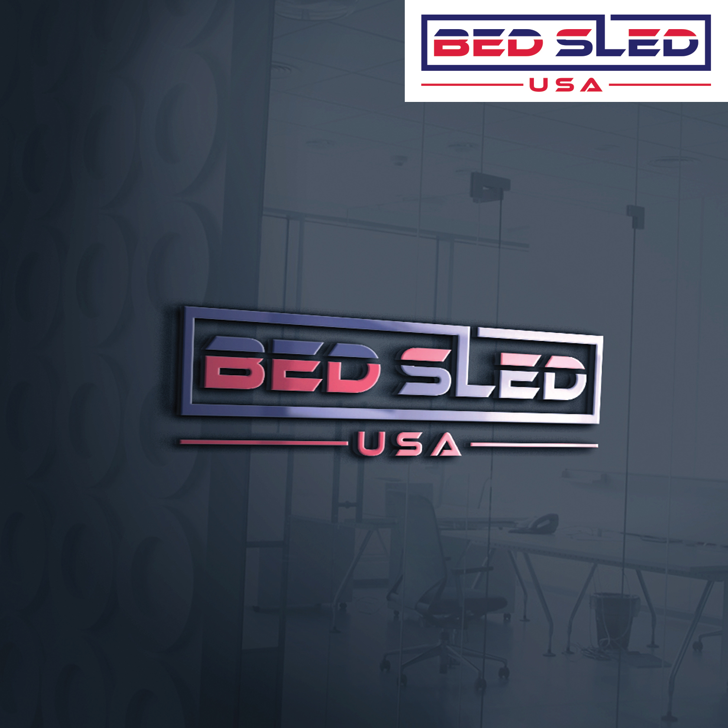 Logo Design by TARGET logo for Bed Sled USA | Design #33592269