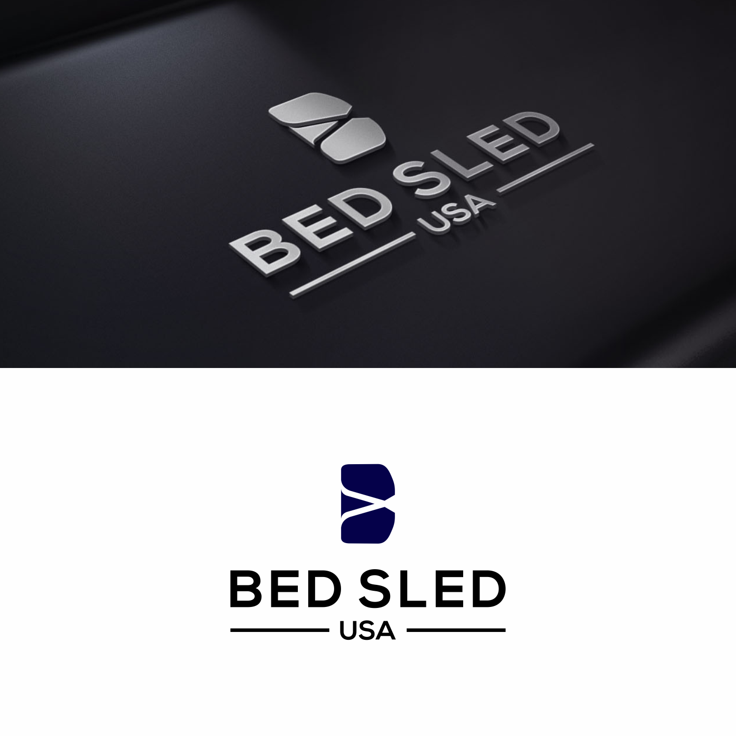 Logo Design by dodobakauu for Bed Sled USA | Design #33591133