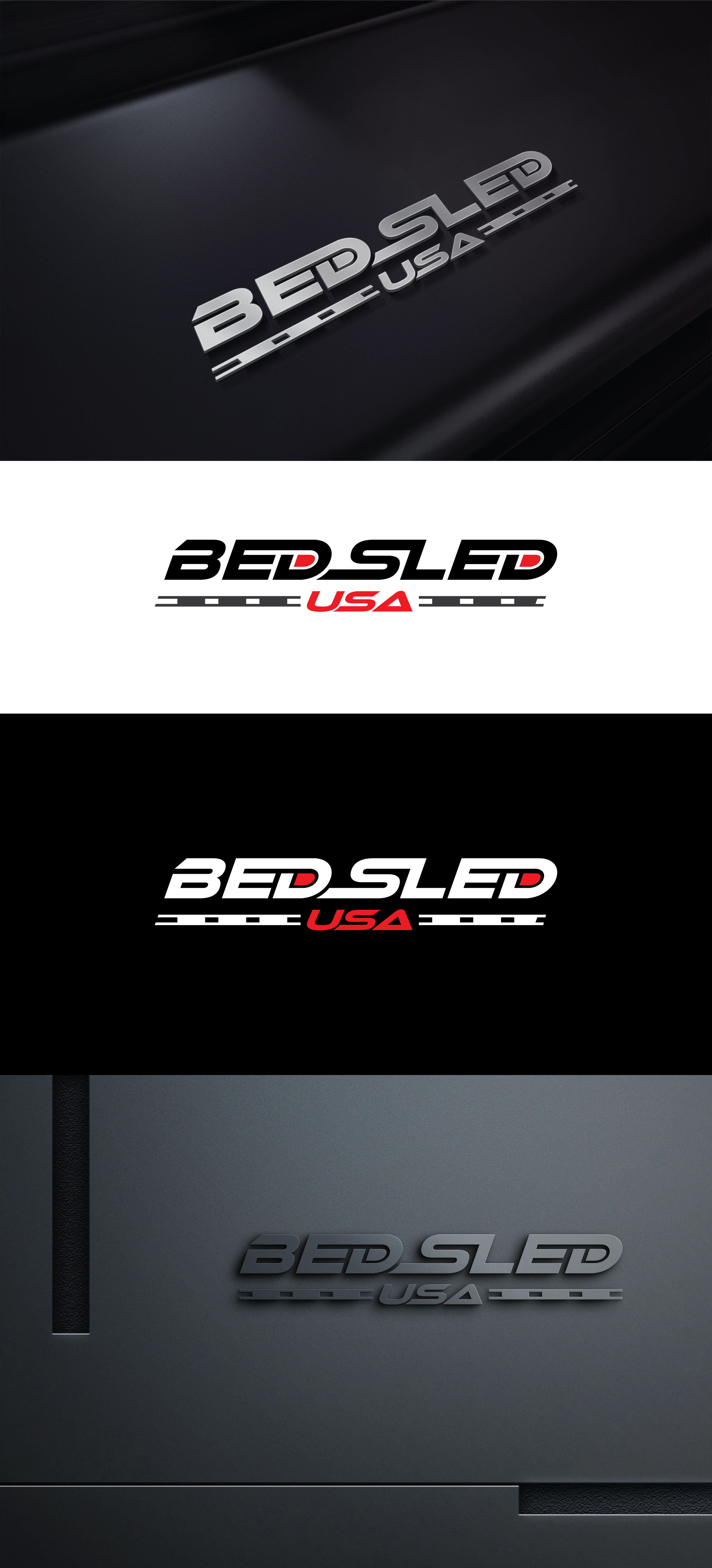 Logo Design by Srana93 for Bed Sled USA | Design #33626312