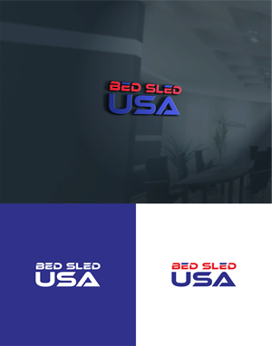 Logo-Design von healer1617 für Bed Sled USA | Design: #33591135